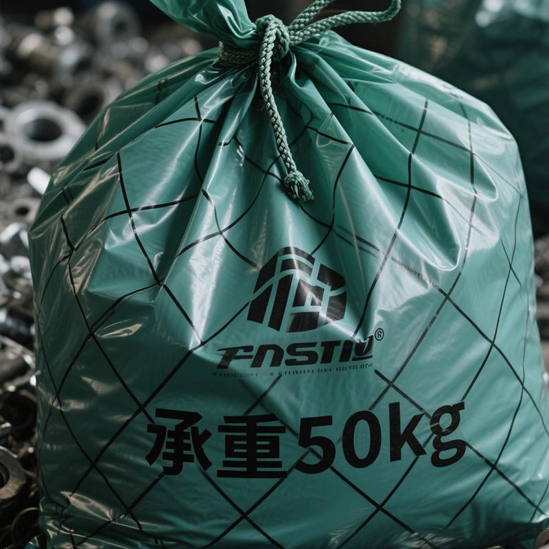 Kraftig plastförpackningspåse för industriprodukter
