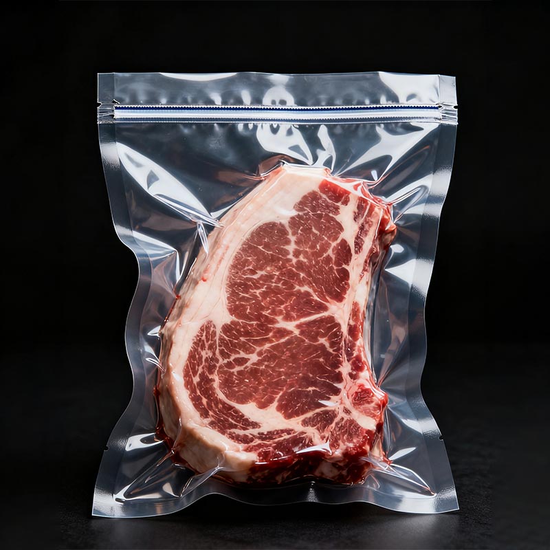 Köttförpackning Vakuumpåse i plast