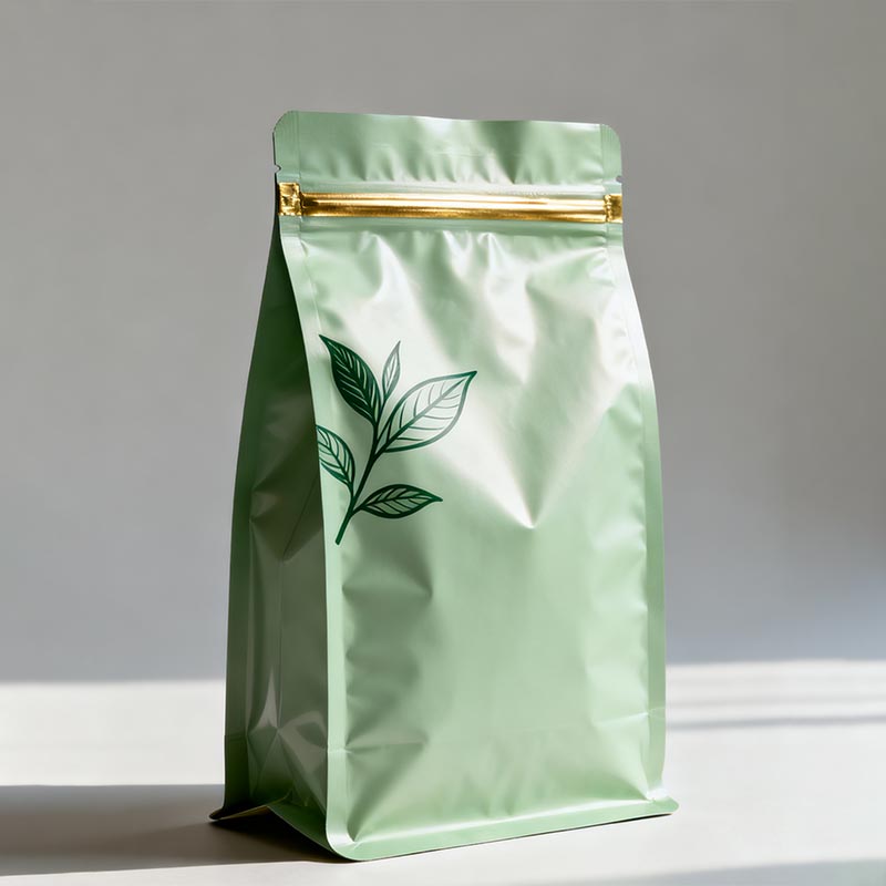Teförpackning Stående plastpåse