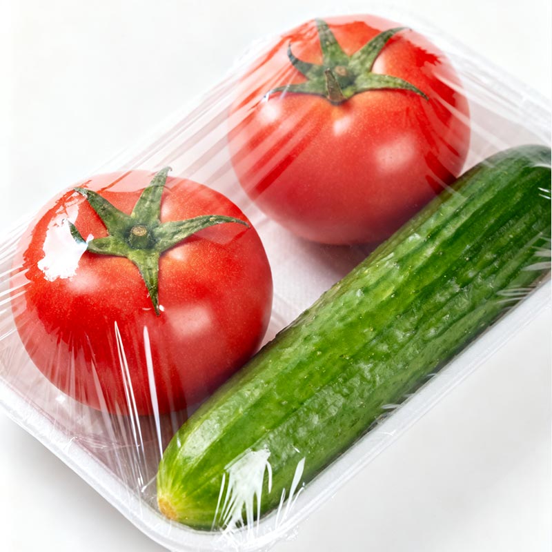 Vegetabilisk klar plastförpackningsfilm